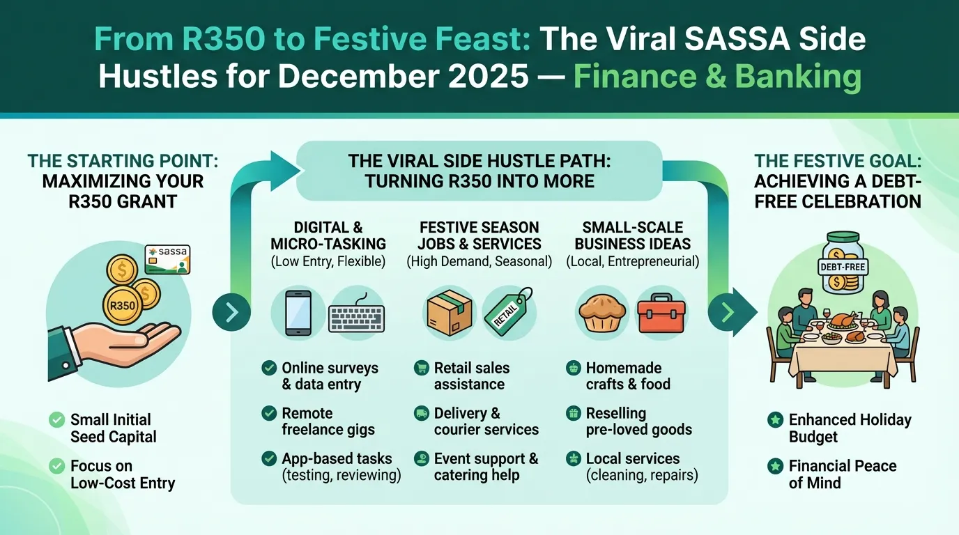 From R350 to Festive Feast: The Viral SASSA Side Hustles for December 2025