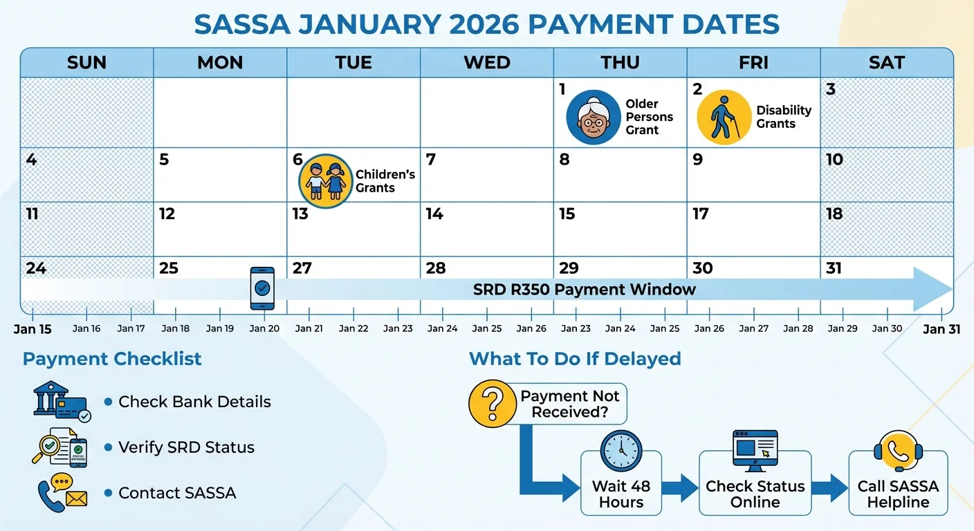 SASSA January 2026 Payment Dates The Confirmed Schedule Why Your SASSA January 2026 Payment Dates The Confirmed Schedule Why Your