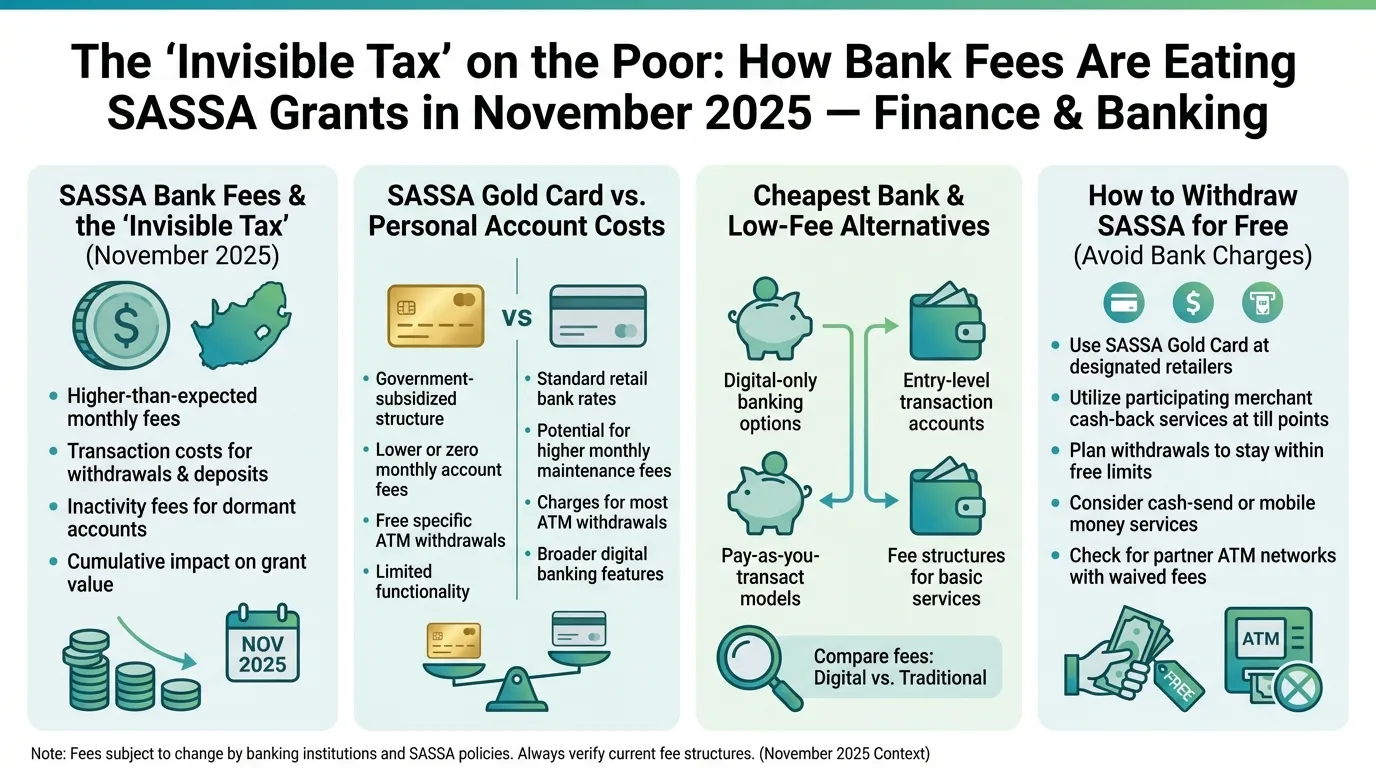 The 'Invisible Tax' on the Poor: How Bank Fees Are Eating SASSA Grants in November 2025