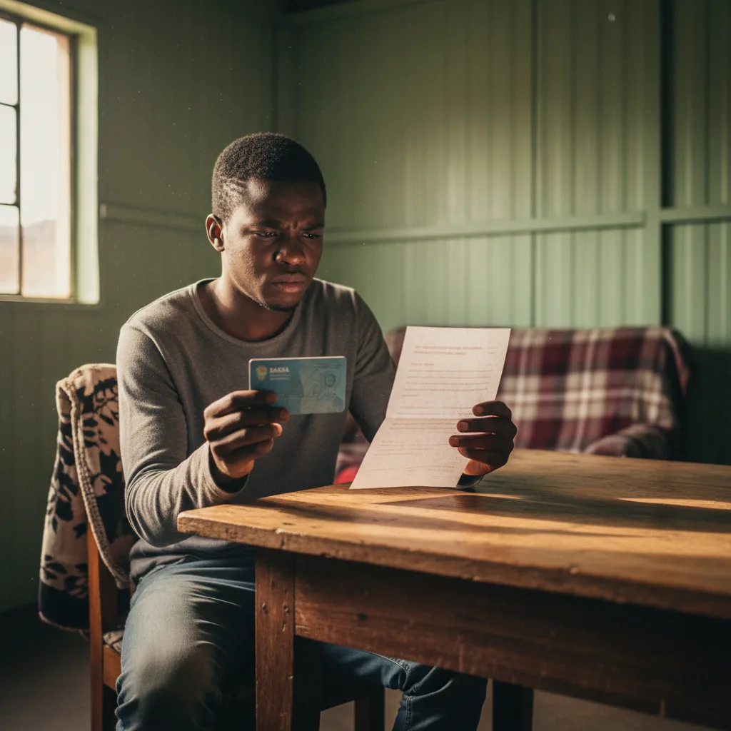 A young South African man weighs his options between a SASSA grant and a YES employment contract, highlighting the diff…